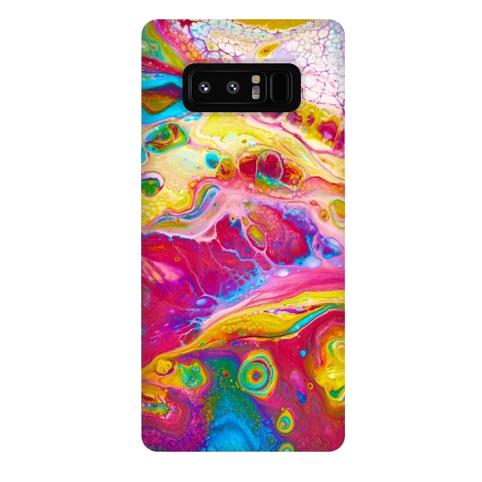 Galaxy Note 8 StrongFit Abstract Colorful Background by ArtsCase