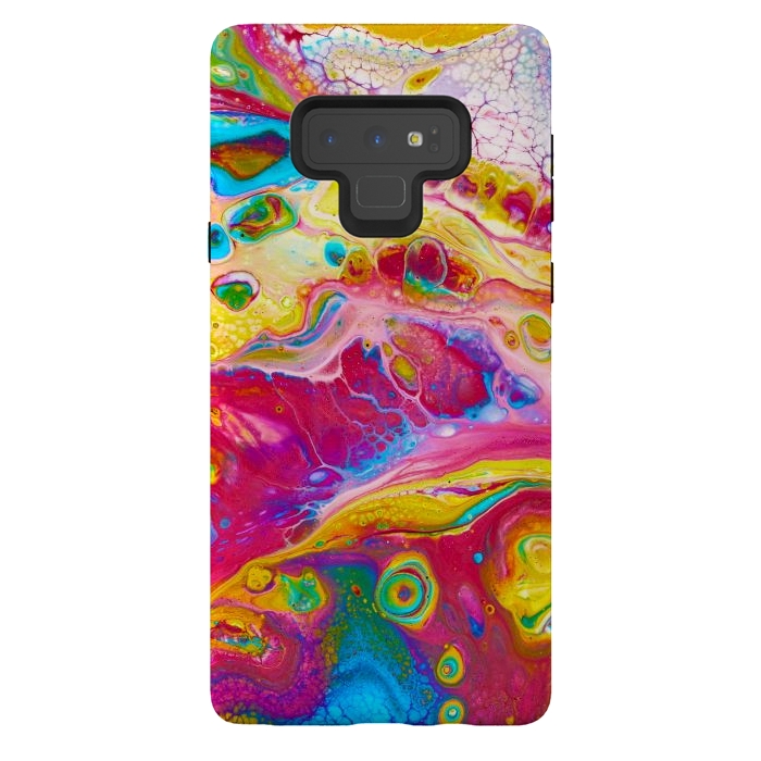 Galaxy Note 9 StrongFit Abstract Colorful Background by ArtsCase