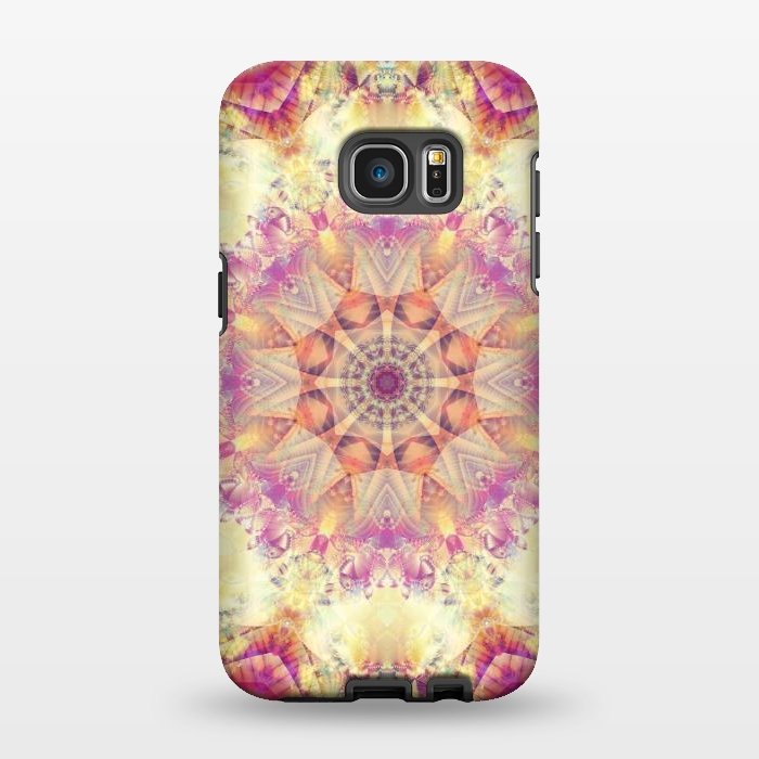 Galaxy S7 EDGE StrongFit Abstract Decorative Multicolored Texture by ArtsCase
