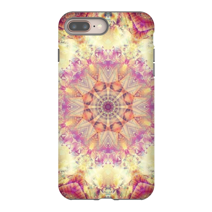 iPhone 8 plus StrongFit Abstract Decorative Multicolored Texture by ArtsCase