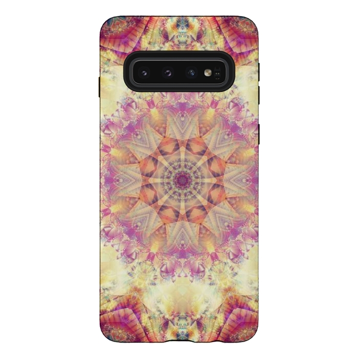 Galaxy S10 StrongFit Abstract Decorative Multicolored Texture by ArtsCase