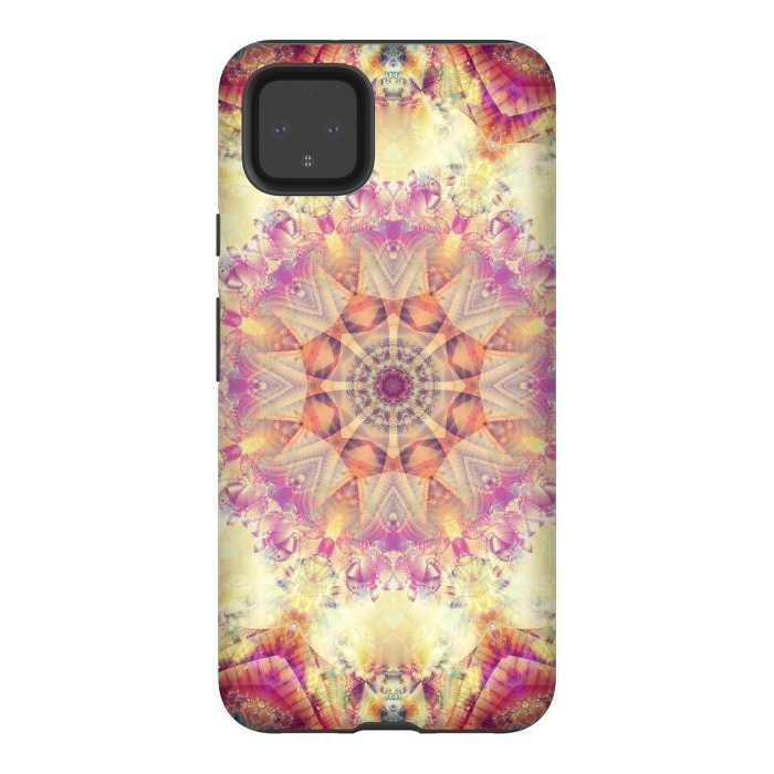 Pixel 4XL StrongFit Abstract Decorative Multicolored Texture by ArtsCase