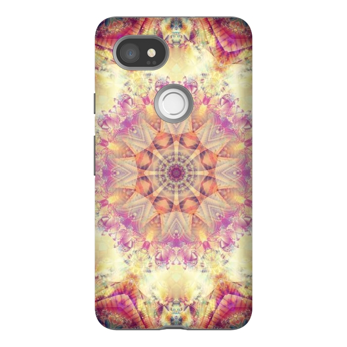 Pixel 2XL StrongFit Abstract Decorative Multicolored Texture by ArtsCase