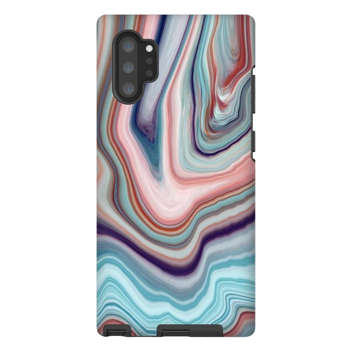 Galaxy Note 10 plus StrongFit Abstract Marble Design VI by ArtsCase