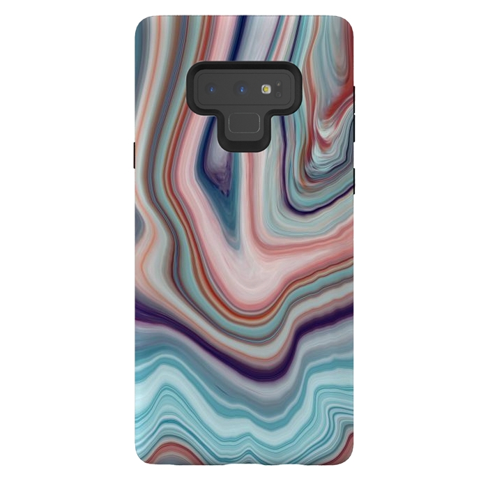 Galaxy Note 9 StrongFit Abstract Marble Design VI by ArtsCase