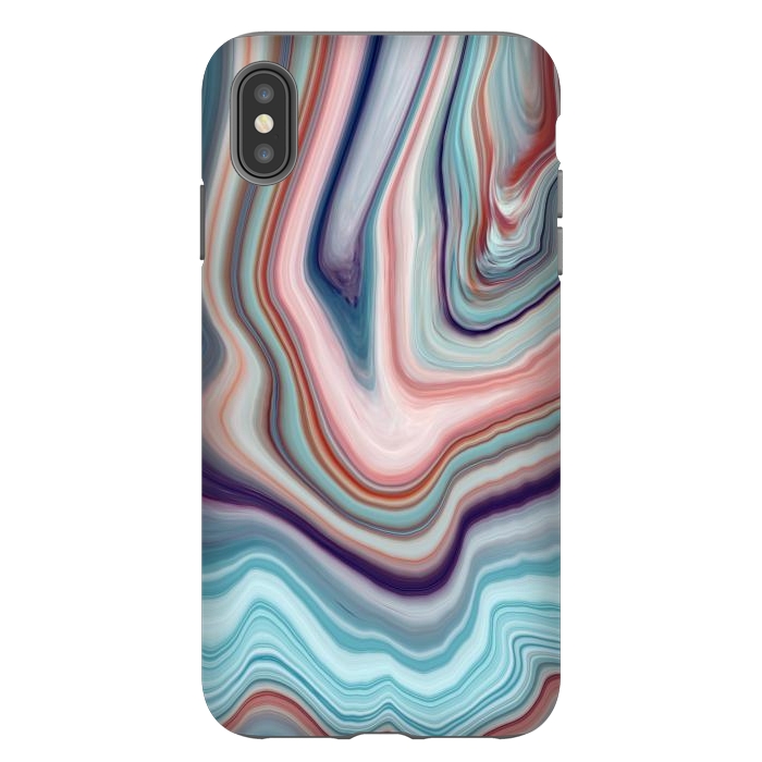 iPhone Xs Max StrongFit Abstract Marble Design VI by ArtsCase