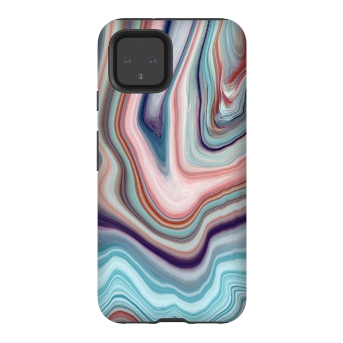 Pixel 4 StrongFit Abstract Marble Design VI by ArtsCase