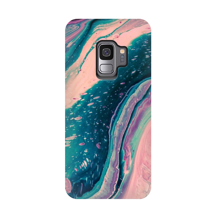 Galaxy S9 StrongFit Abstract Colorful Painting by ArtsCase