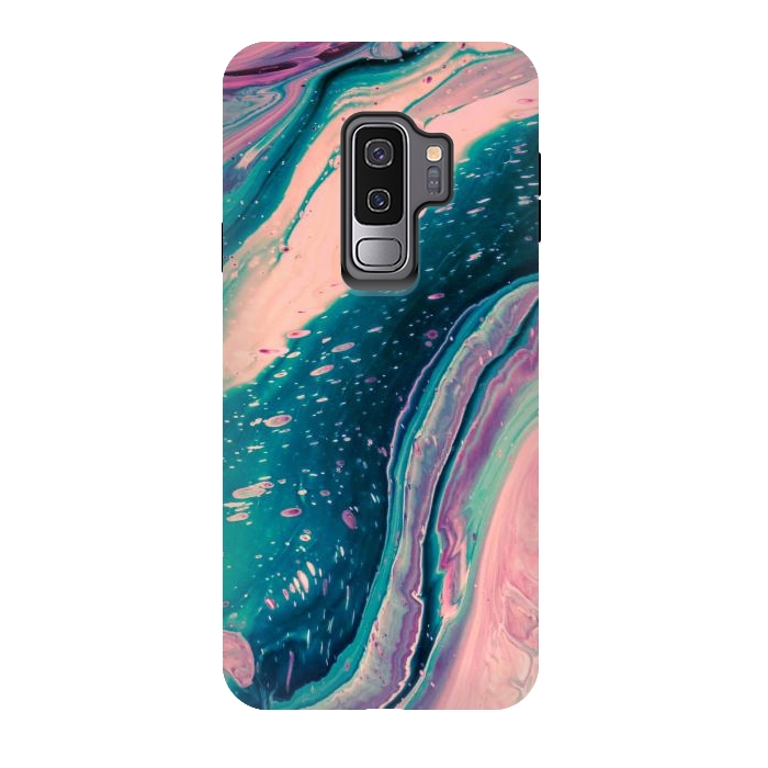 Galaxy S9 plus StrongFit Abstract Colorful Painting by ArtsCase