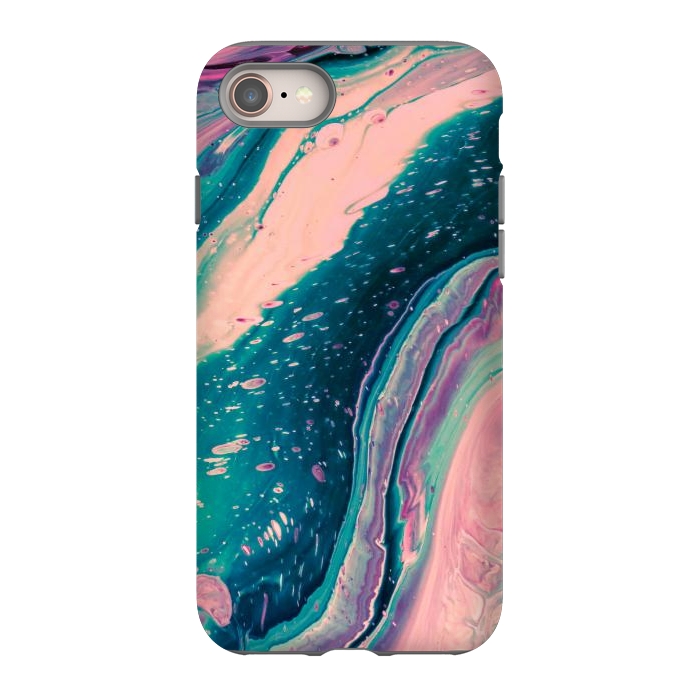 iPhone 8 StrongFit Abstract Colorful Painting by ArtsCase
