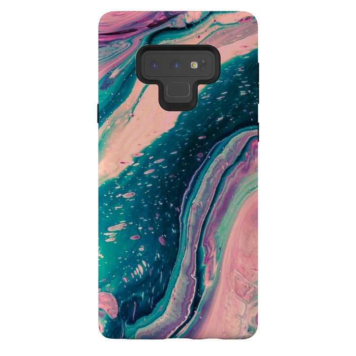 Galaxy Note 9 StrongFit Abstract Colorful Painting by ArtsCase
