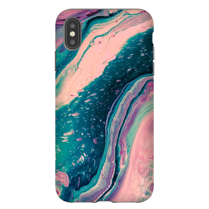 iPhone Xs Max StrongFit Abstract Colorful Painting by ArtsCase