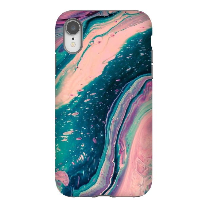iPhone Xr StrongFit Abstract Colorful Painting by ArtsCase