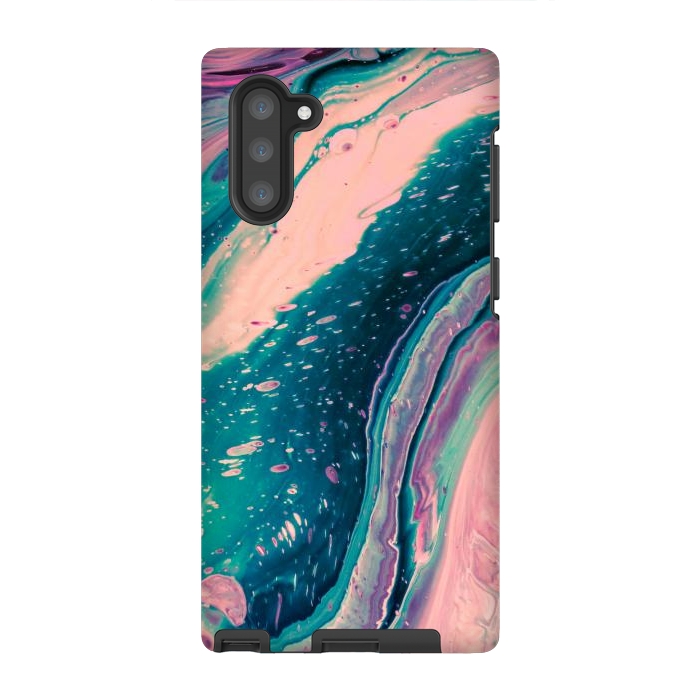 Galaxy Note 10 StrongFit Abstract Colorful Painting by ArtsCase