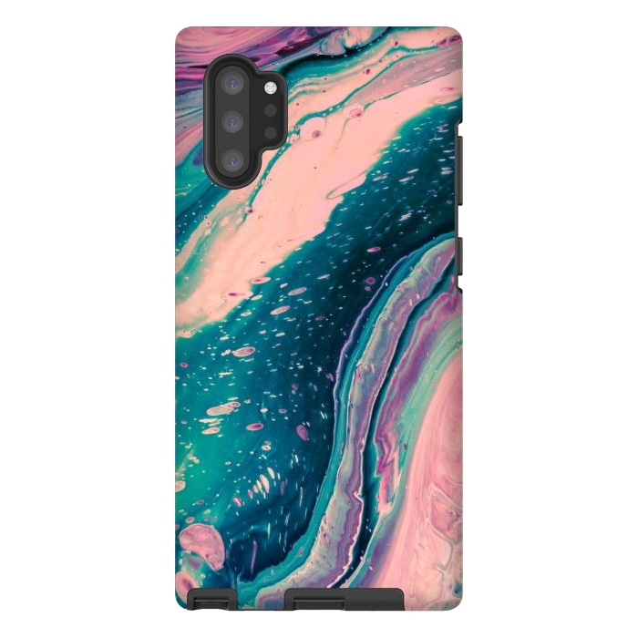 Galaxy Note 10 plus StrongFit Abstract Colorful Painting by ArtsCase