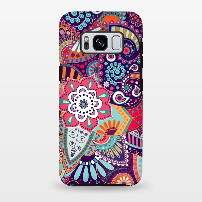 Galaxy S8 plus StrongFit Pretty Flowers Pattern I by ArtsCase