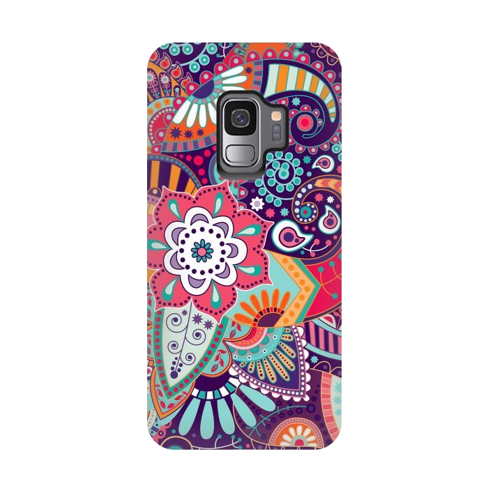 Galaxy S9 StrongFit Pretty Flowers Pattern I by ArtsCase