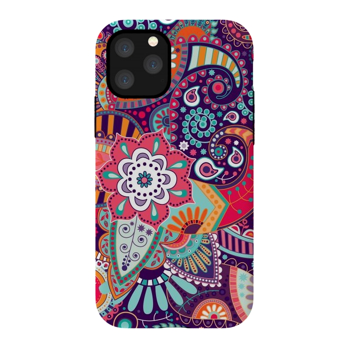 iPhone 11 Pro StrongFit Pretty Flowers Pattern I by ArtsCase