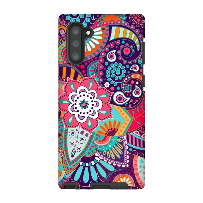 Galaxy Note 10 StrongFit Pretty Flowers Pattern I by ArtsCase