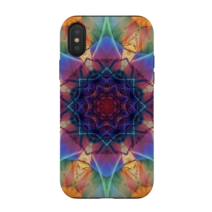 iPhone Xs / X StrongFit Ancient Geometry With a Star Field by ArtsCase