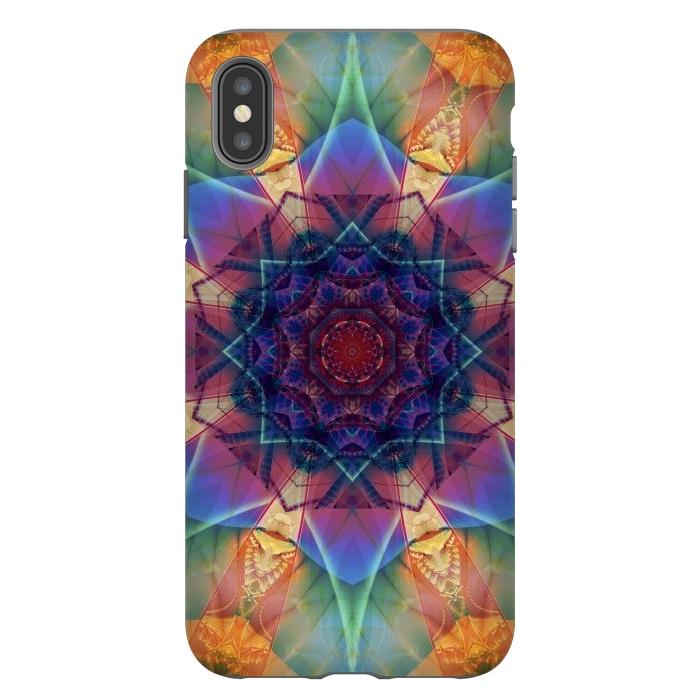 iPhone Xs Max StrongFit Ancient Geometry With a Star Field by ArtsCase