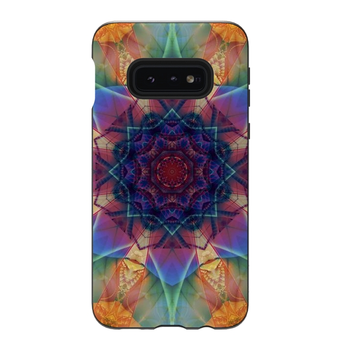 Galaxy S10e StrongFit Ancient Geometry With a Star Field by ArtsCase