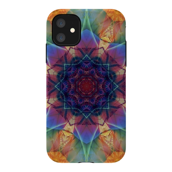 iPhone 11 StrongFit Ancient Geometry With a Star Field by ArtsCase