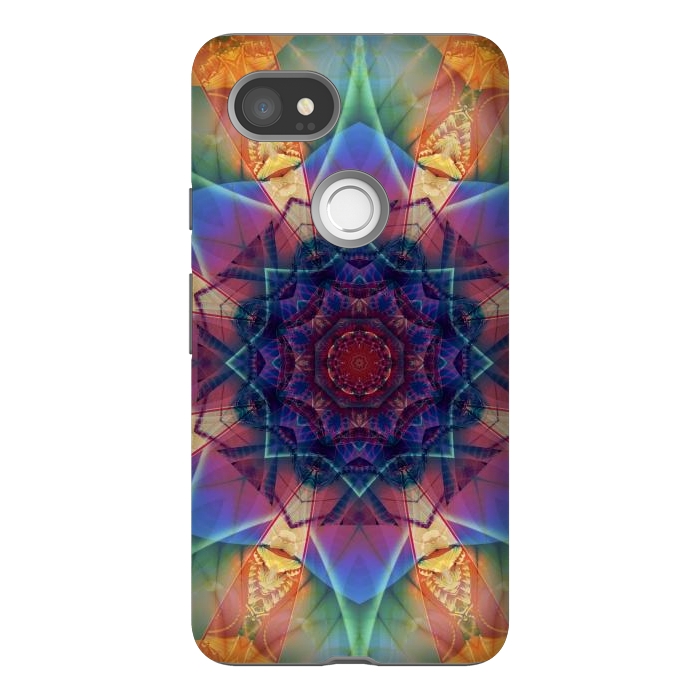 Pixel 2XL StrongFit Ancient Geometry With a Star Field by ArtsCase