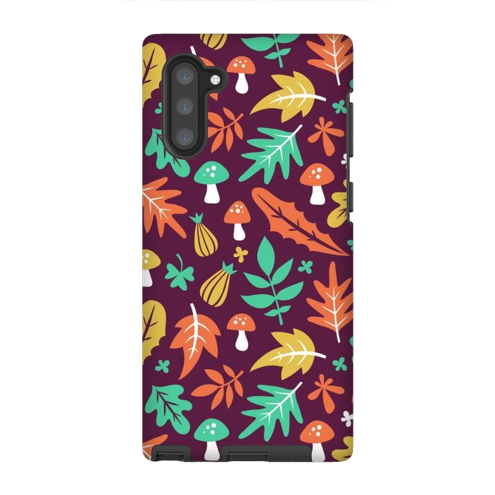 Galaxy Note 10 StrongFit Autum Floral Design by ArtsCase