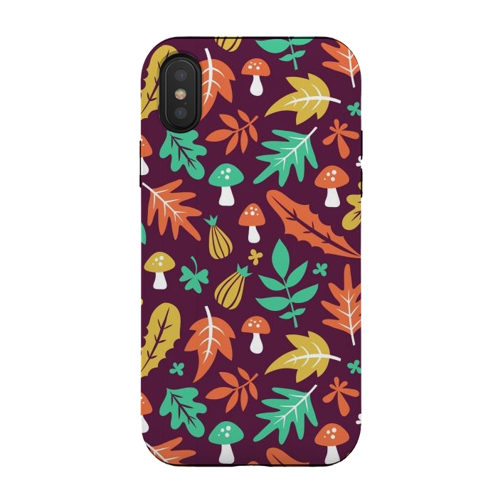 iPhone Xs / X StrongFit Autum Floral Design by ArtsCase