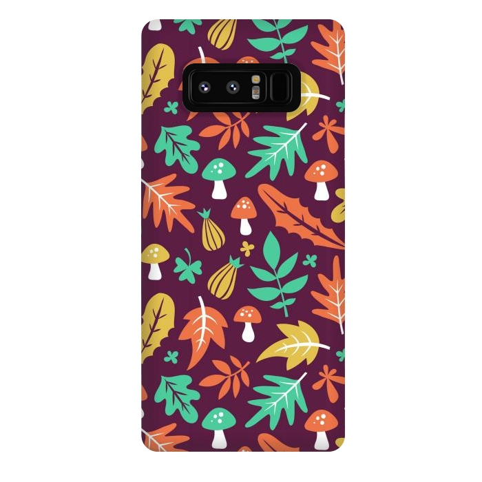 Galaxy Note 8 StrongFit Autum Floral Design by ArtsCase