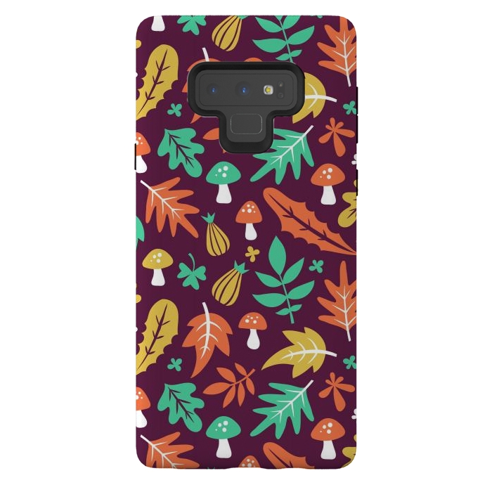 Galaxy Note 9 StrongFit Autum Floral Design by ArtsCase