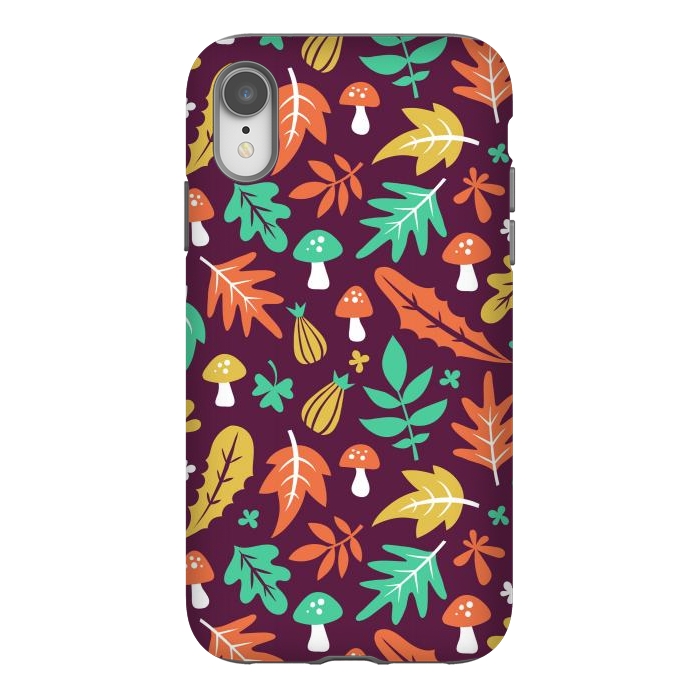 iPhone Xr StrongFit Autum Floral Design by ArtsCase