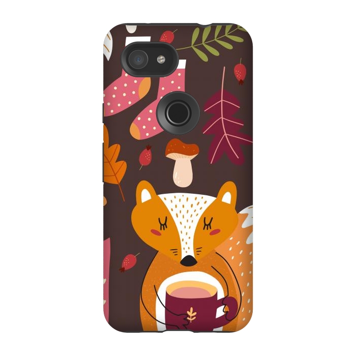 Pixel 3A StrongFit Autumn Forest by ArtsCase