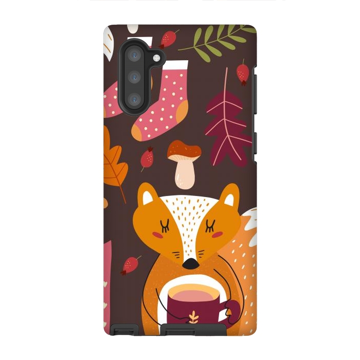Galaxy Note 10 StrongFit Autumn Forest by ArtsCase