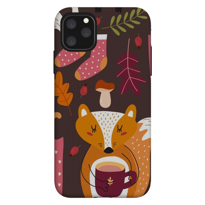 iPhone 11 Pro Max StrongFit Autumn Forest by ArtsCase
