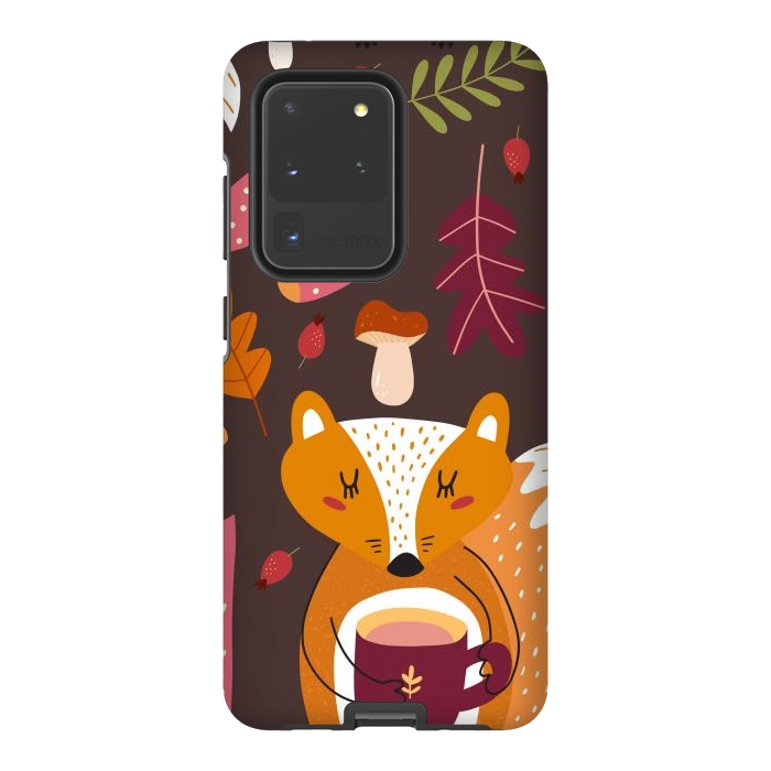 Galaxy S20 Ultra StrongFit Autumn Forest by ArtsCase