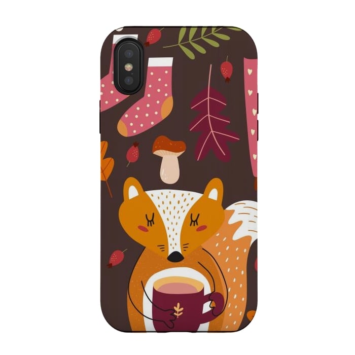 iPhone Xs / X StrongFit Autumn Forest by ArtsCase