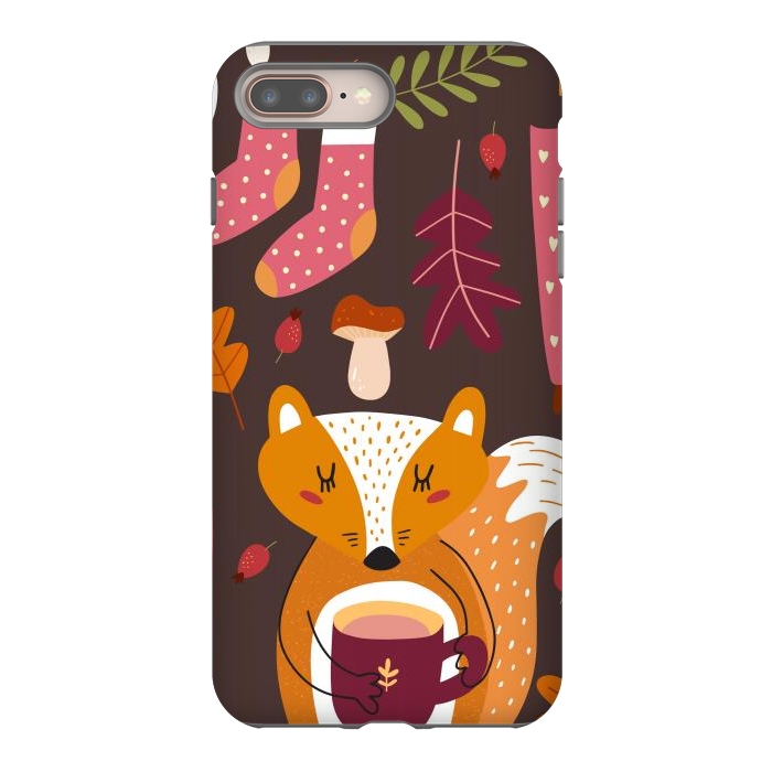 iPhone 8 plus StrongFit Autumn Forest by ArtsCase