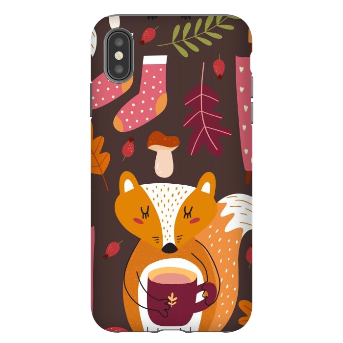 iPhone Xs Max StrongFit Autumn Forest by ArtsCase