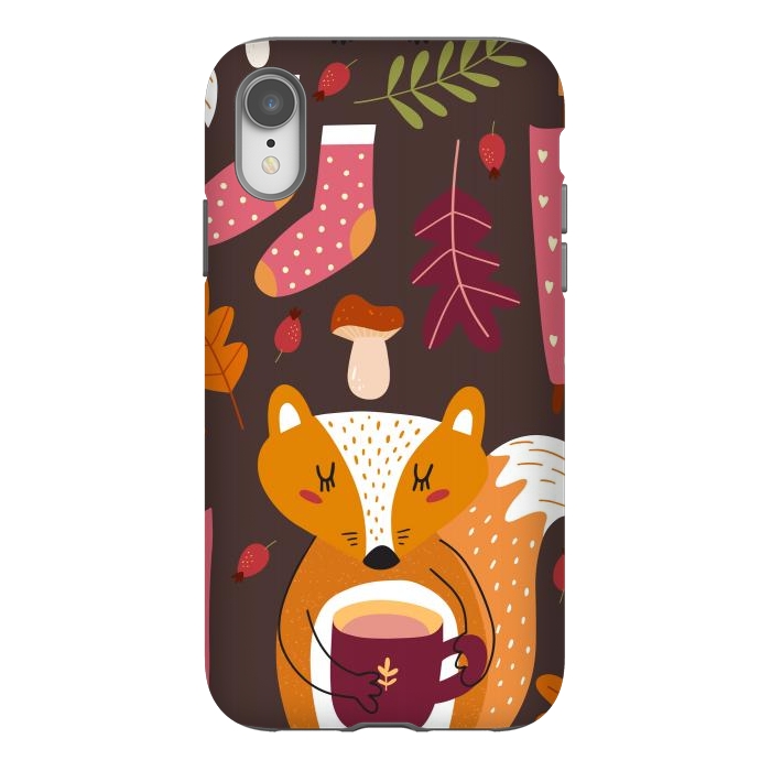 iPhone Xr StrongFit Autumn Forest by ArtsCase