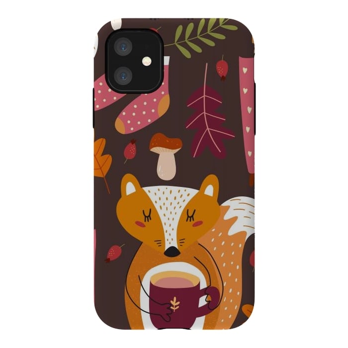 iPhone 11 StrongFit Autumn Forest by ArtsCase