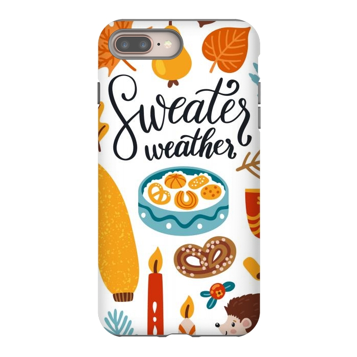 iPhone 7 plus StrongFit Autumn Icons by ArtsCase