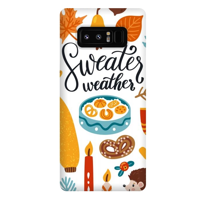 Galaxy Note 8 StrongFit Autumn Icons by ArtsCase