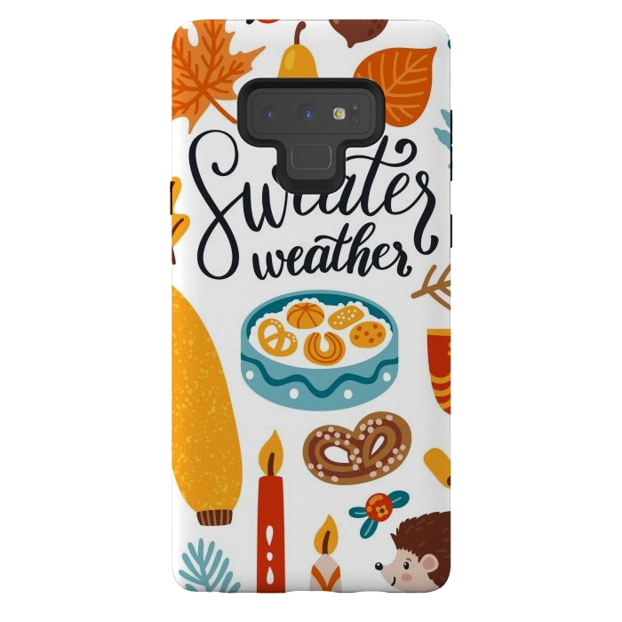 Galaxy Note 9 StrongFit Autumn Icons by ArtsCase