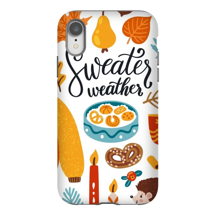 iPhone Xr StrongFit Autumn Icons by ArtsCase