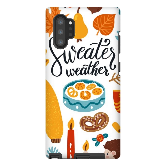 Galaxy Note 10 plus StrongFit Autumn Icons by ArtsCase