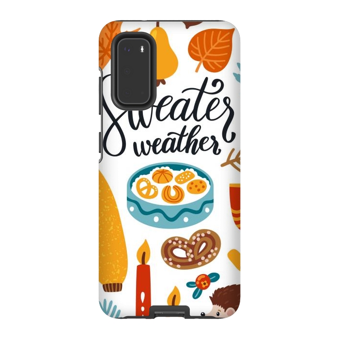 Galaxy S20 StrongFit Autumn Icons by ArtsCase