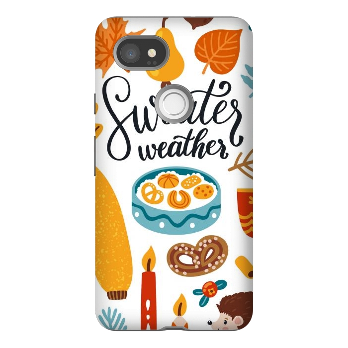 Pixel 2XL StrongFit Autumn Icons by ArtsCase