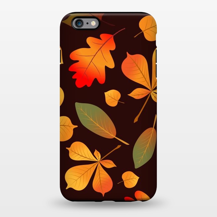 iPhone 6/6s plus StrongFit Autumn Leaf Pattern Design by ArtsCase